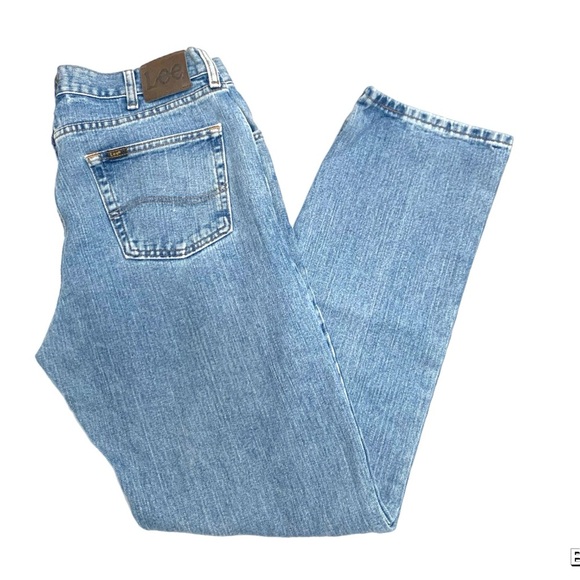 Lee Blue Relaxed Fit Jeans sz 35x34 - Picture 3 of 6
